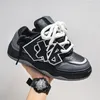 Sapatos de vestido tendência para homens chunky vulcanizado punk tênis de boa qualidade estilo de rua esporte correndo 231019