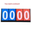 Foosball 2x 4 Digit Score Board Basketball Soccer Scoreboard for Basketball Football badminton Bolleyball Table Tennis 231018