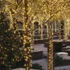 クリスマスの装飾pamnny 10/20/30/50m LEDクリスマスストリングライト8モード妖精ガーデンライト家庭用XMASツリーウェディングパーティー装飾231019のためのガーランド