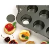 Moldes de cozimento Bolo Muffin Pan Mini Cheesecake Pan 12 Cavidade Cupcake Assadeira Springform Pan Bolo Forma Molde Metal Forno Bandeja Ferramentas de Padaria 231018