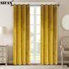 Curtain High Shading Velvet Blackout Curtain For Bedroom Insulating Modern Style Windows Living Room Curtain Home Decoration Custom Made 231019