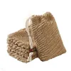 Badborstels Sponzen Scrubbers Natuurlijk exfoliërend gaas Zeep Saver Sisal Bag Pouch Houder voor douche Schuimen en drogen Dhs Drop Dhsmc