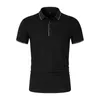 Herrpolos Summer Men and Women Business High Quality Polo Shirt Fashion T-shirt Beskable Sport Bekväma korta ärmar