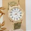 Armbandsur modedesign Snake Leather Watch Women Crystal Wates Womage Casual Quartz Ladies Montre Femme Relogio Feminino