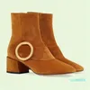 designer Boots Exquisite Boots Fashion Ladies Designer Rubber Leather