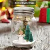 Рождественские украшения 50 шт. миниатюрная искусственная рождественская елка маленькие снежные морозные деревья сосны рождественские украшения для вечеринок своими руками 231019