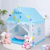 Tende giocattolo Tenda giocattolo per bambini 1,35 M Grande Wigwam Tenda pieghevole Tipi Baby Play House Girls Pink Princess Castle Room Decor Baby Kids Gift 231019