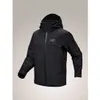 Arcterys Jacket Hardshell Beta Jackets Men's GTX Windproof Waterproof Hoodie Sprint Vandring Bergsklättring Bekväm mångsidig utomhus Casual Top Macai Black XS