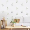 Wall Stickers Boho Green Leaves Watercolor Nursery Art Kids Room Removable Decals Modern Children Interior Home Decoration 231019