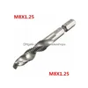 Matkap Bitleri 6 PCS/SET EL TAP MATKAK HEX SHANK HSS Vidalı Spiral Nokta İplik Metrik Fiş Bitleri M3 M4 M5 M6 M8 M10 Ev Bahçe Araçları Güç DHRSX