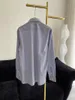 Men's Polos 2023 Autumn Selling High End Fashion Stripe Comfortable Fabric Wrinkle Resistant Versatile Classic Business Shirt