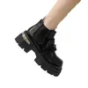 Boots Women Platform Ankel Chelsea Mid Heels Comfort Shoes 2023 Ny modetrend Gladiator Chunky Luxury Designer Goth 231019