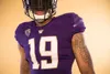 Maillot de football des Huskies de Washington 2023 77 Julius Buelow 71 Nate Kalepo 55 Troy Fautanu 13 Kamren Fabiculanan 76 Elishah Jackett 66 Landen Hatchett 10 Ralen Goforth