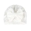 Big Bow Soft Baby Hat Baby Girls Boys Turban Hat Nowonarodzone korpusy Czapka Króla czapki Kucha maluch maluch głów