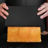 Baking Moulds Pan Bread Loaf Baking Toast Mold Pans Tin Bakeware Lid Cover Non Molds Tins Box Cake Stick Steel Pullman Tray Metal Mini Black 231018
