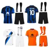 23 24 Kits de football pour enfants Alexis Soccer Jerseys LAUTARO THURAM BARELLA FRATTESI FINAL 2023 Maglie Football Shirt Enfant Inters Milans