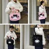Cartoon plush lunch box bag, large capacity bento bag Plush Backpack Doll Shoulder Messenger Bags For Girl wholesale By Fast Sea01