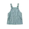 Meisjesjurken Peuter Kids Baby Mini Retro Jurk Riem Bretels Overalls