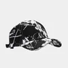 Casquettes de baseball unisexe en plein air mode graffiti impression casquette de baseball Europe hommes cravate colorant réglable chapeaux été hip hop snapback papa chapeau