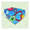 Collari per cani Guinzagli Nuovo stile regolabile Pet Dog Cat Bandana Sciarpa Collare Fazzoletto da collo Colori misti Giardino domestico Forniture per animali Dhgyl