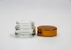 Bottles 10pcs 5g Empty Amber Glass Cosmetic Box Bottle Cream Facial Jars Container Refillable Storage