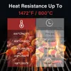 Mitaines de Four Gants de Grillage Outil de Cuisson Gants de Barbecue résistants à la Chaleur Mitaines de Four isolées en Silicone antidérapantes pour Cuisine Camping 231018