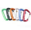 Stainless Steel Carabiner Clip 12KN Outdoor Aluminum Hammock Yoga Carabiner Buckle 7075 aviation Quickdraw Quick Hanging Belts Hook Clasp Camping Equipment