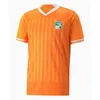2023 24 Maglia da calcio maschile della squadra nazionale della Costa d'Avorio KESSIE CORNET GRADEL versione culturale arancione e verde bianco 22 23 magliette da calcio per casa