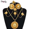 Shamty äthiopische Brautschmuck-Sets, reines Gold, afrikanische Hochzeit, Ohrringe, Halsketten, Ringe, Kopfschmuck-Set, Habesha-Stil, A30036 J253I