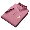 Men's Polos 50-70% Cotton Men Polo Shirts Summer Short Sleeve T-shirts Turn-down Collar Embroidered