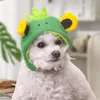 Vêtements pour chiens, cadeau d'habillage, mignon, gros yeux, grenouille, chat, chapeau, couvre-chef, accessoires de Cosplay