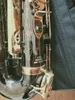 Nytt svartguld Sax A-992 Högkvalitativt märke Alto Saxofon E-platt musikinstrument Munnstycke med Case Professional