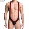 Underpants YAGIMI Gay Sexy Underwear Mens Bodysuit Jockstrap Bodywear Wrestling Singlet Leotard Jumpsuits Suspender Teddies2217