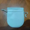 Novas bolsas de jóias clássico branco azul veludo saco 10 peça pag caber encantos europeus originais contas neckalces pulseiras pingentes f2772