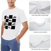 Polo da uomo Fluevog BW T-shirt con motivo a scacchi Camicie T-shirt grafiche Abbigliamento estetico T For Men Pack