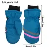 Children's Mittens Thermal Ski Gloves Children Kids Winter Fleece Waterproof Warm Child Snowboard Snow 3 Fingers for Skiing Riding 231018