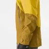 Arcterys Veste Beta Ar Apparel Manteau en coton coupe-vent et imperméable pour homme Rush Gore-tex Pro Hard Shell Ski Charge Oracle/daze/jaune Marron XL