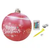 Christmas Decorations Large Light Up Pvc Inflatable Ball With Rechargeable Led Remote Control Outdoor Decorative Drop Delivery Home Dhpqa