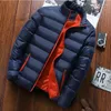 Mäns jackor Autumn and Winter Sports Cotton Coat Standing Collar Cardigan Outdoor Warm