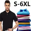 Verão bordado cavalo polo camisas homem misturado algodão polo camisas masculinas de manga curta camisas casuais homem sólido pônei camisa cami264g