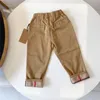 Pantaloni a maniche lunghe per camicia di design per bambini Set di abbigliamento casual di alta qualità per la primavera/autunno Taglie 100 150 cm