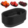 Plates 12 Pcs Baskets Plastic Service Trays For Chickens Burgers Sandwiches Bread French Fries Fruits