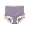 Underpants Pregnant Women's Underwear: Large Size High Waist Abdomen Support Third Trimester Middle Traceless Modal Cotton