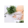 Decorative Flowers & Wreaths Artificial Leaves Bouquet Fake Willow Jungle Wedding Backdrop Decoration Christmas Faux Foliage Vine Part Dhpvc