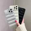 Fashion Down Jacket Phone Case For iPhone 15 14 13 12 11 Pro Max Colorful Soft Silicone iphone case best gift for lady & kids