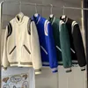 Mens Hoodies 스웨트 셔츠 브랜드 하이 엔드 유엔 클래식 패널 모직 재킷 오리지널 디자인 코트 유명한 품질 커플 야구 유니폼 xs6xl 231019