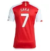 2023 2024 SAKA G. JESUS SMITH ROWE RICE Soccer Jerseys 23 24 Gunners MARTINELLI ODEGAARD THOMAS NKETIAH ArseNALS Football Shirt Men Soccer Sets