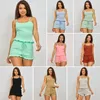 Damen-Nachtwäsche, Pyjama für Damen, Sommer, solide, sexy Heimkleidung, Tank-Top, Shorts, zweiteiliges Set in Unterwäsche, Nachtwäsche, Loungewear