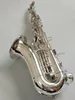 Musique professionnelle S-901 col incurvé BbTune Nickel argent laiton Soprano Saxophone Instrument pour les étudiants avec étui cadeau