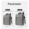 Laptop ryggsäck 17,3 tum stor kapacitet som reser ryggsäckar Vattentät bärbar dator 15.6 17.3 Multi-Pockets Men's ryggsäck 231019